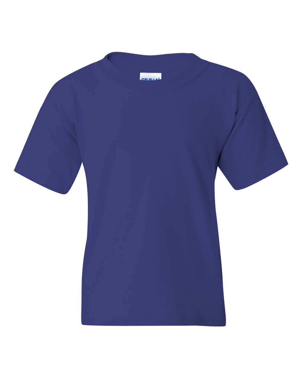 Youth T-Shirt in Cobalt - flat front