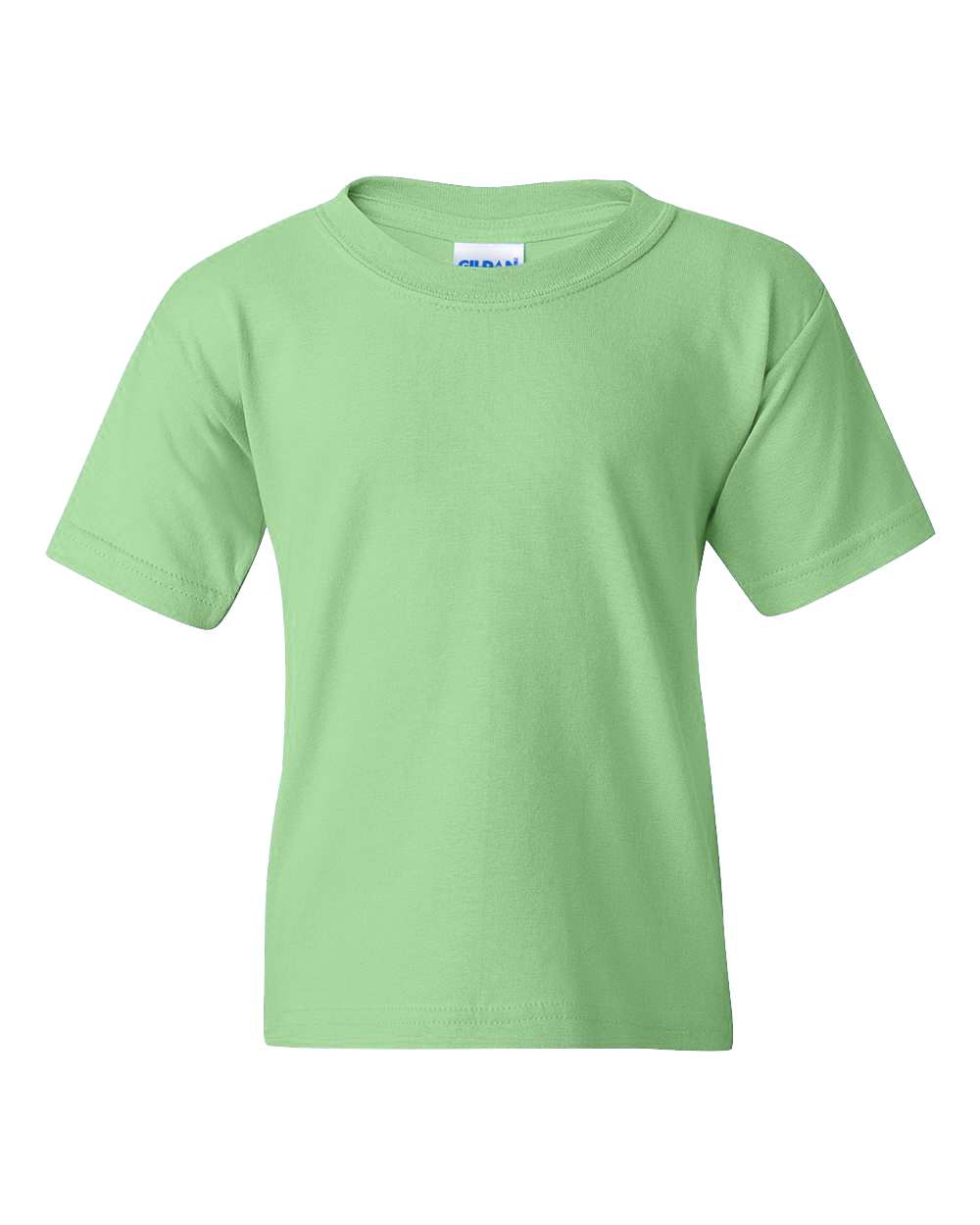 Youth T-Shirt in Mint Green - flat front