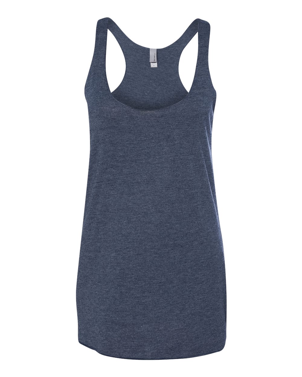 Women's Triblend Racerback Tank in Vintage Navy - flat front