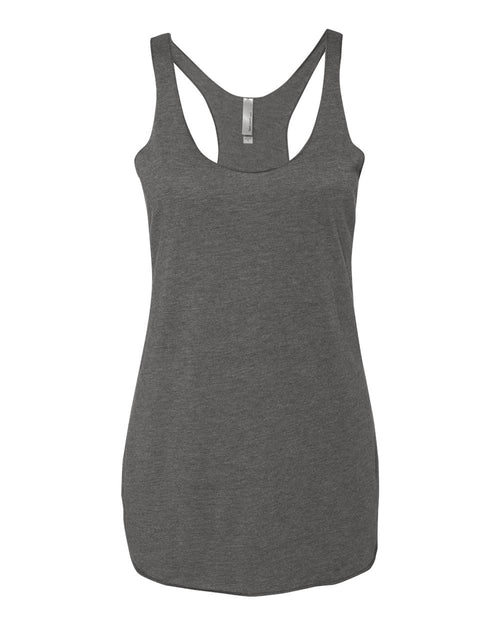 Women's Triblend Racerback Tank in Premium Heather - flat front