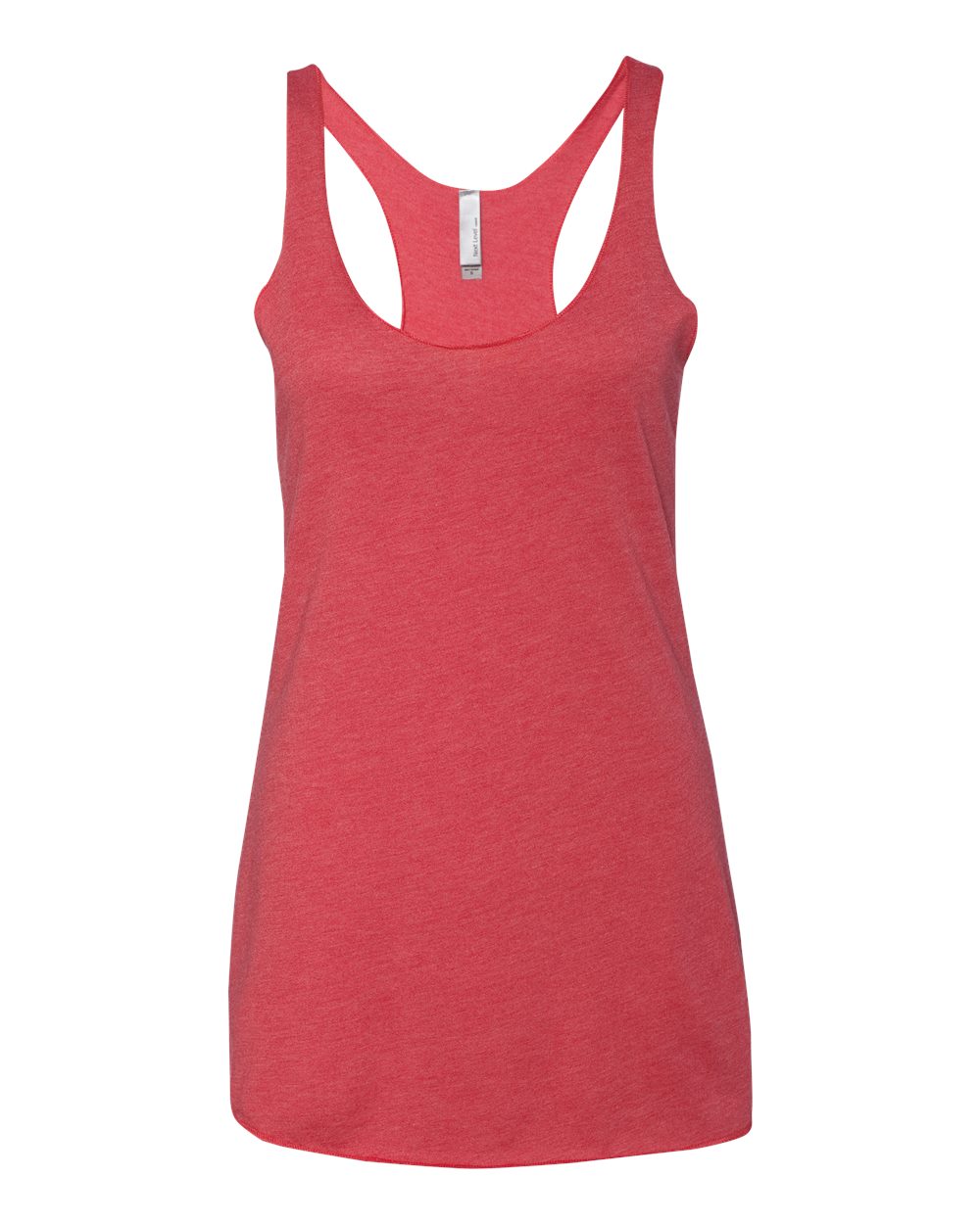 Women's Triblend Racerback Tank in Vintage Red - flat front