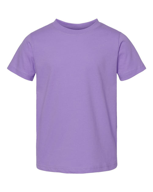 Toddler Fine Jersey Tee in Lavender - flat front