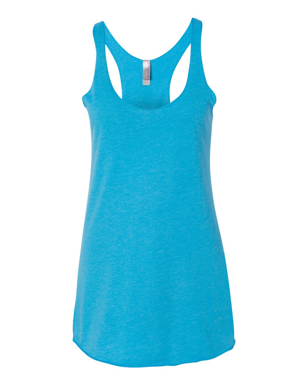 Women's Triblend Racerback Tank in Vintage Turquoise - flat front