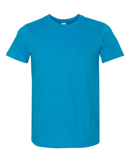 Unisex T-Shirt in Sapphire - flat front