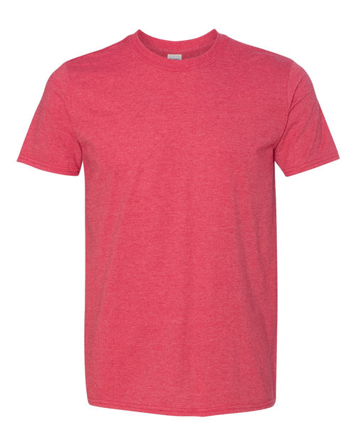 Unisex T-Shirt in Heather Red - flat front