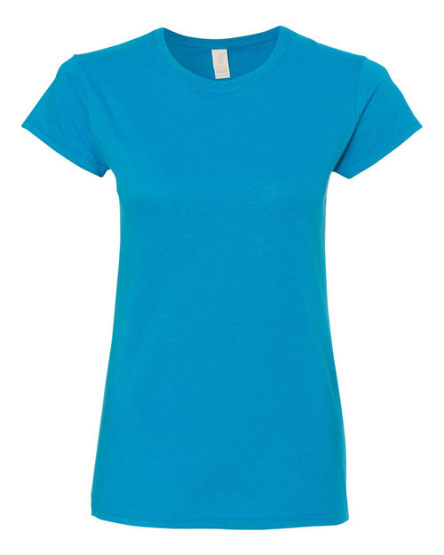 Women's T-Shirt in Sapphire - flat front