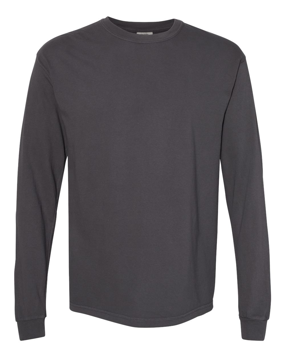 Unisex Long Sleeve T-Shirt in Graphite - flat front