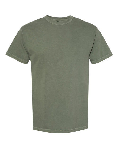 Unisex T-Shirt in Moss - flat front
