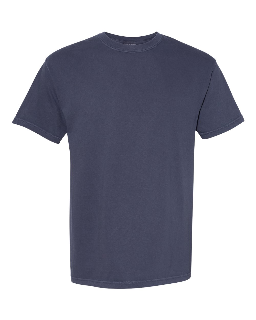 Unisex T-Shirt in Navy - flat front