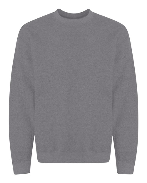 Unisex Heavy Blend™ Crewneck Sweatshirt in Graphite Heather - flat front
