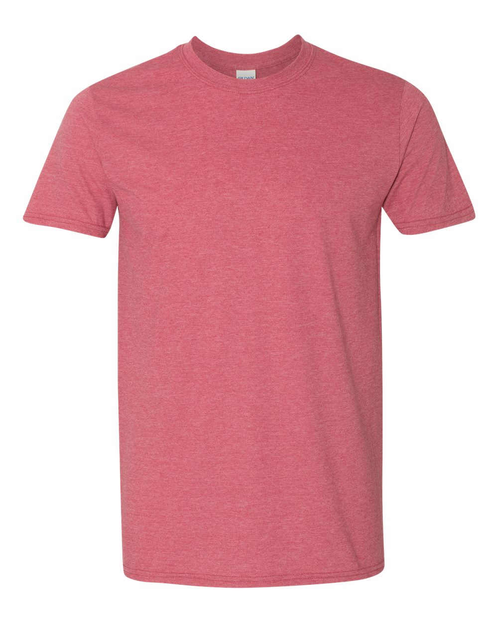 Unisex T-Shirt in Heather Cardinal Red - flat front