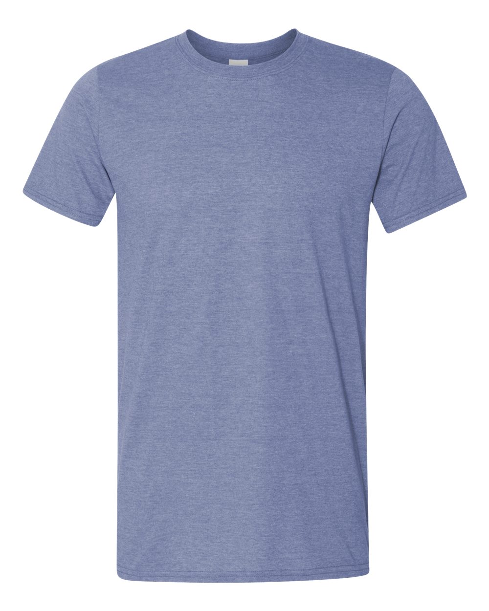 Unisex T-Shirt in Heather Indigo - flat front