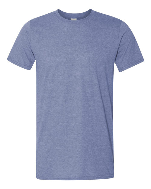 Unisex T-Shirt in Heather Indigo - flat front