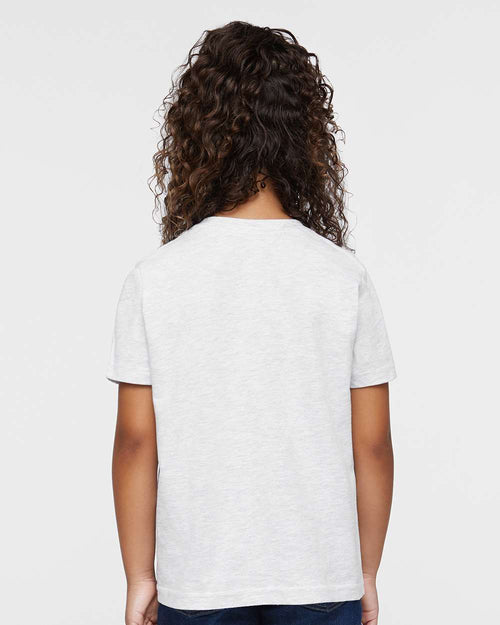 Toddler Fine Jersey Tee on model, back
