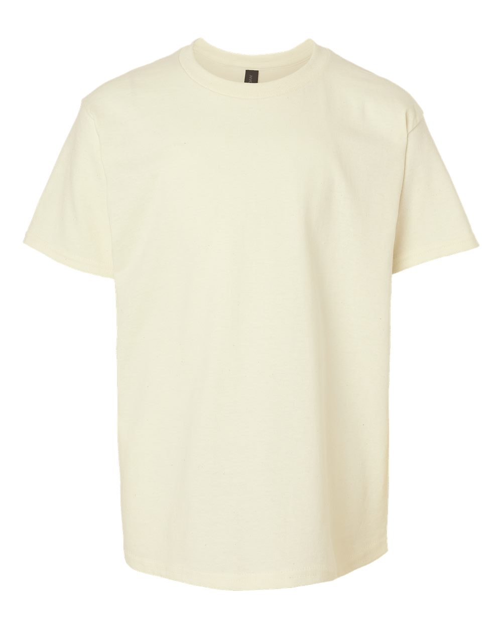 Youth T-Shirt in Off White - flat front