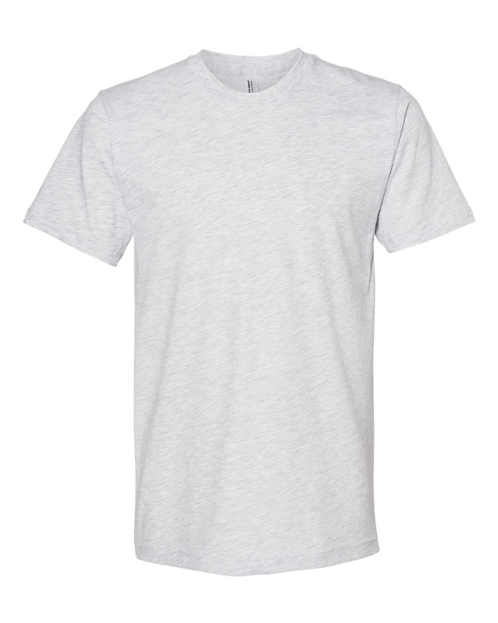 American Apparel Unisex Fine Jersey Tee in Ash Grey - flat front