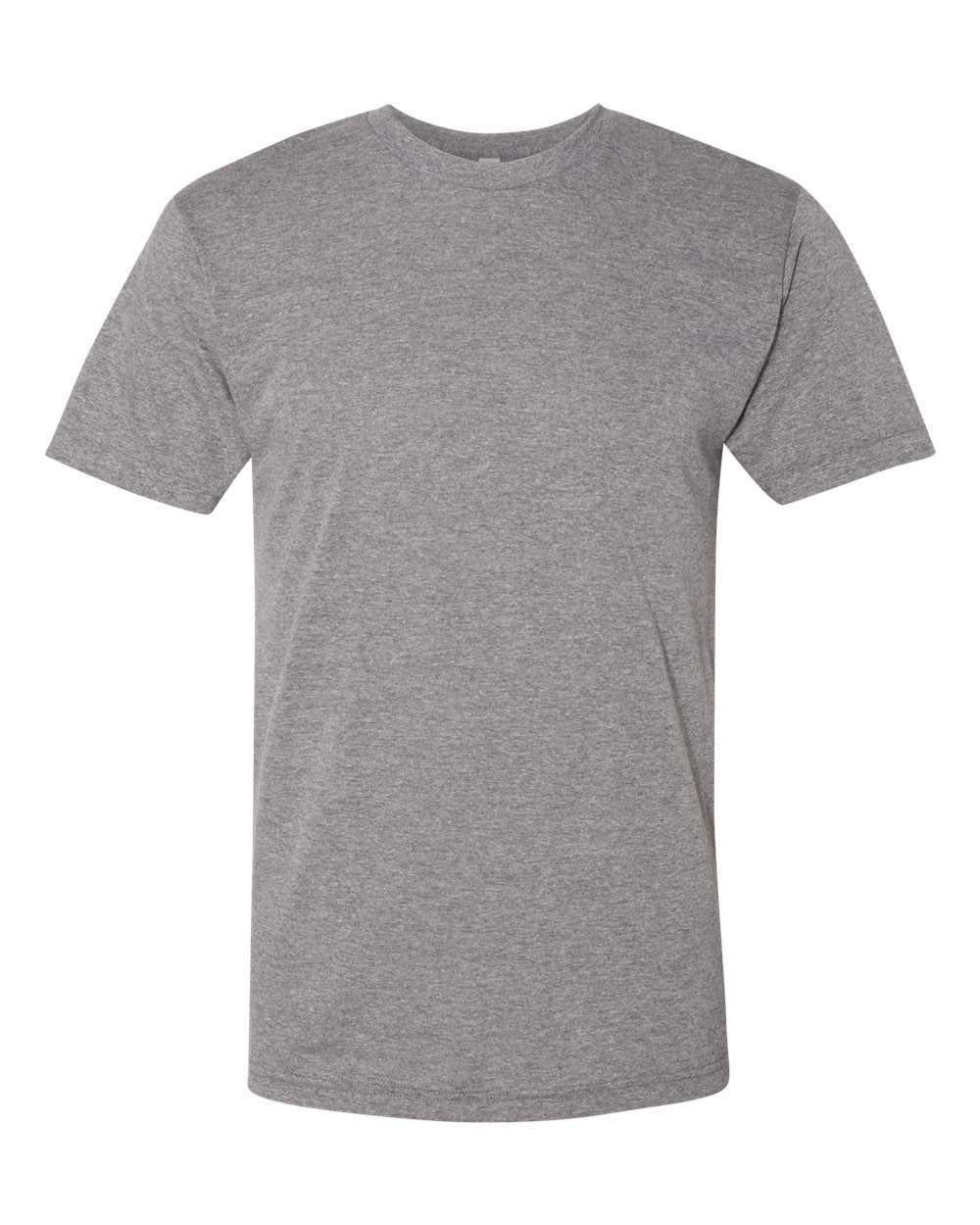 American Apparel Unisex Triblend Track Tee in Athletic Grey - flat front