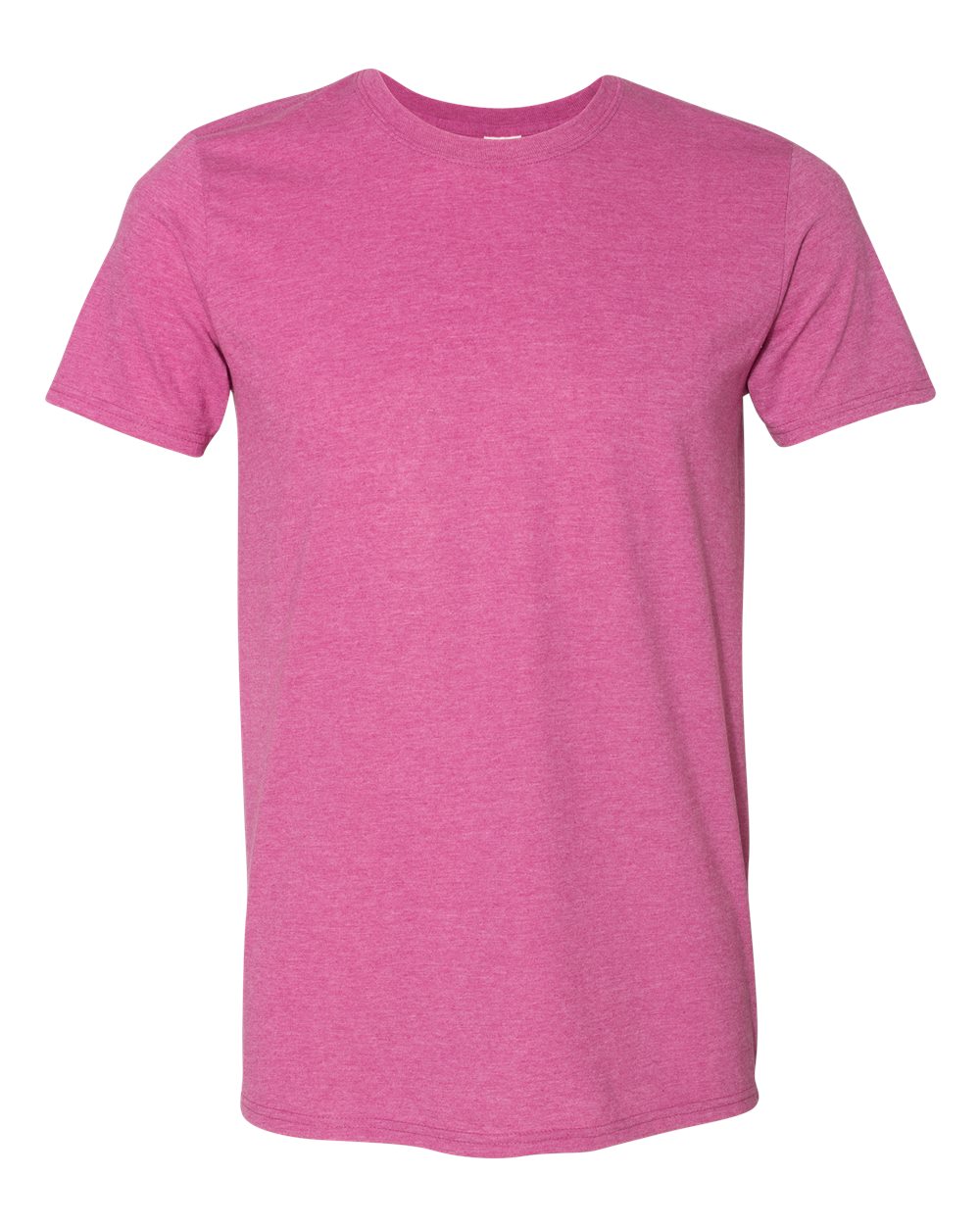 Unisex T-Shirt in Heather Berry - flat front