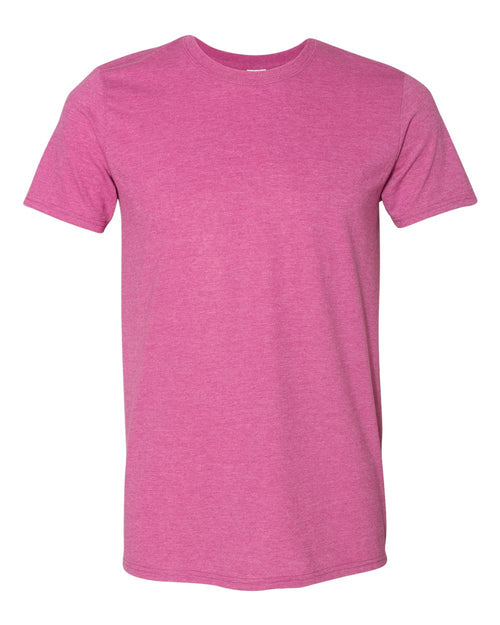 Unisex T-Shirt in Heather Berry - flat front