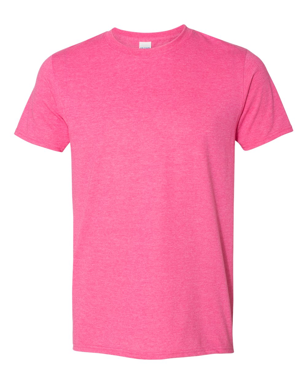 Unisex T-Shirt in Heather Heliconia - flat front