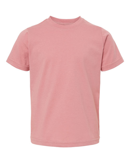Toddler Fine Jersey Tee in Mauvelous - flat front