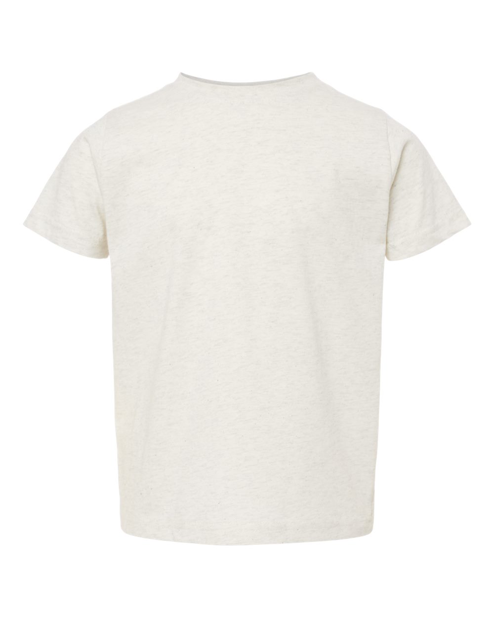 Toddler Fine Jersey Tee in Natural Heather - flat front