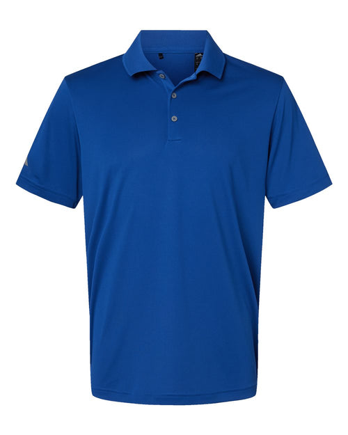 Men's Moisture-Wicking Performance Polo in Collegiate Royal - flat front