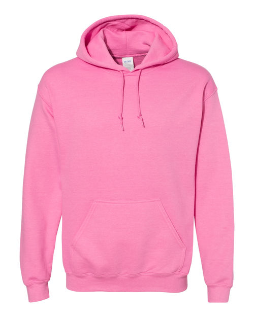 Unisex Heavy Blend™ Hooded Sweatshirt in Azalea - flat front