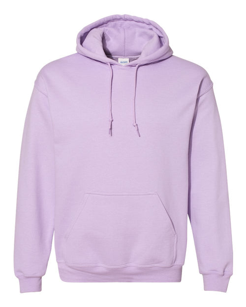 Unisex Heavy Blend™ Hooded Sweatshirt in Orchid - flat front