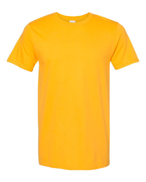 Unisex T-Shirt in Gold - flat front