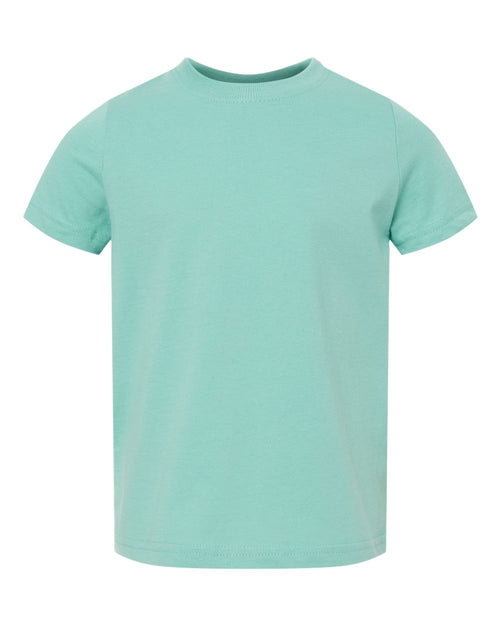 Toddler Fine Jersey Tee in Saltwater - flat front