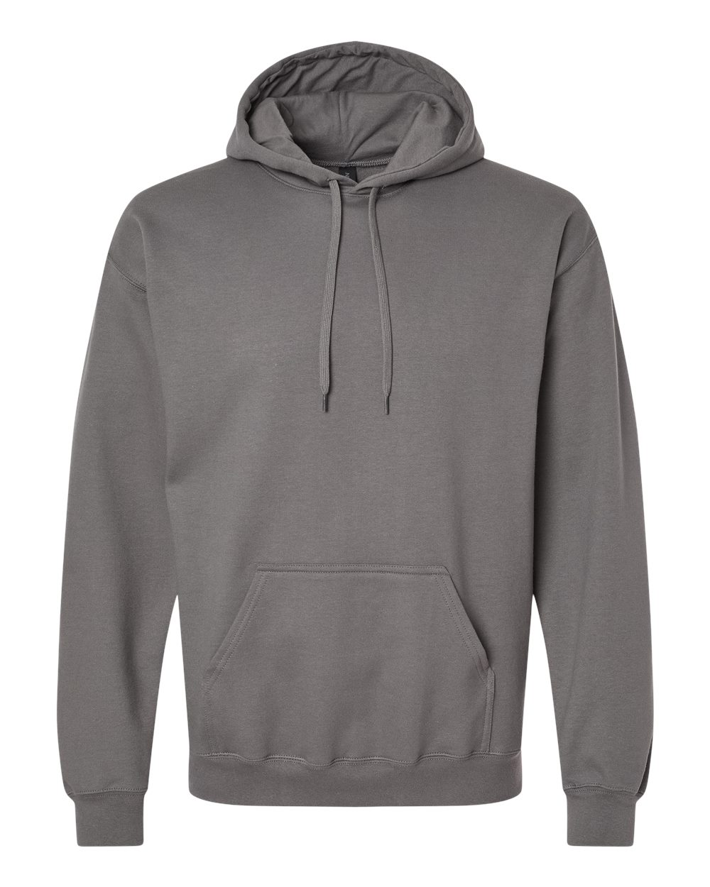 Unisex Hoodie in Charcoal - flat front