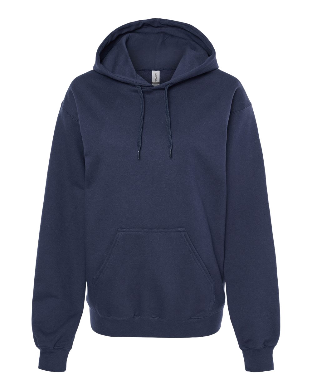 Unisex Hoodie in Navy - flat front