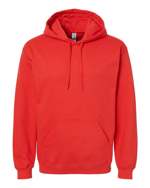 Unisex Hoodie in Red - flat front