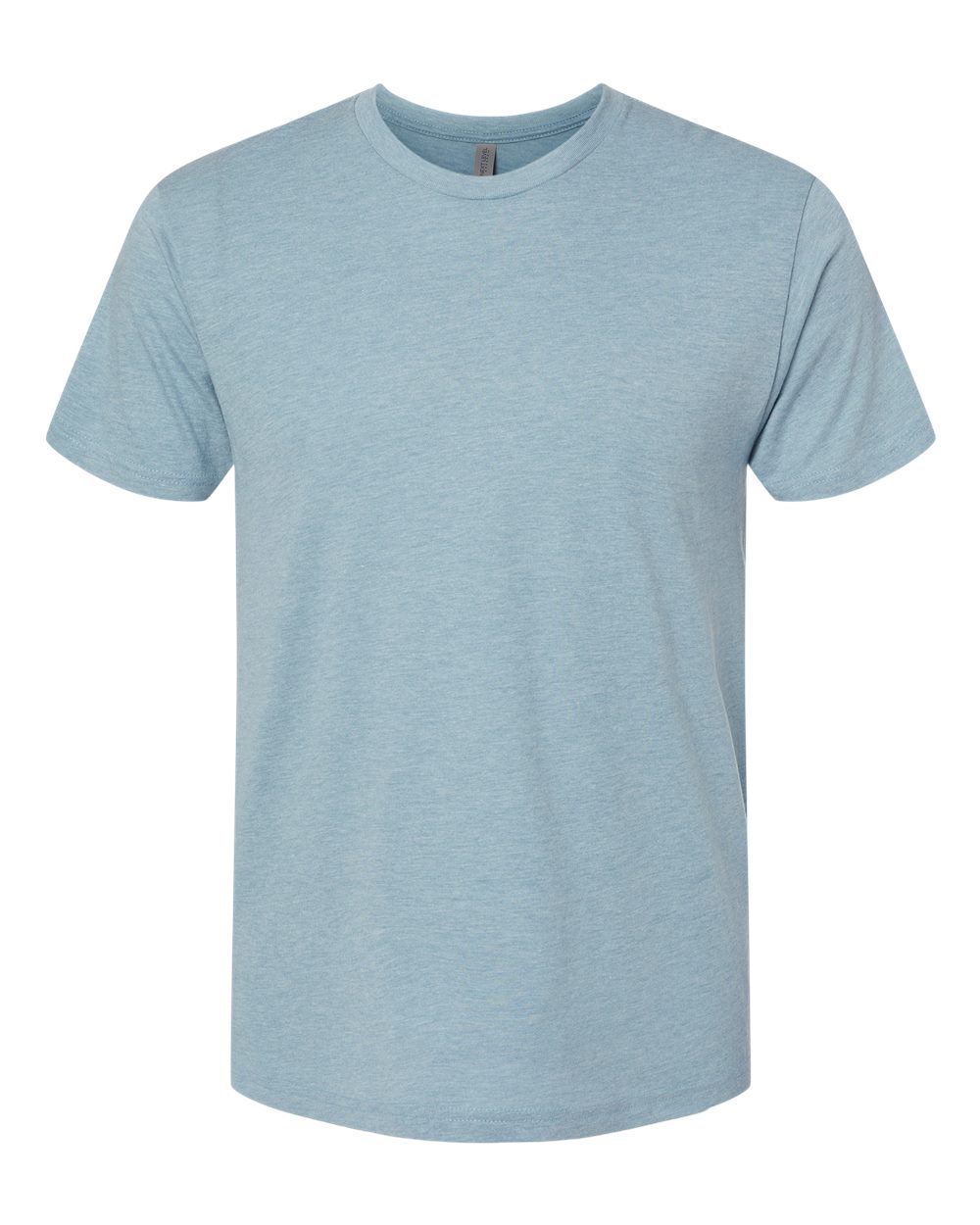 Unisex T-Shirt in Vintage Stonewash Denim - flat front