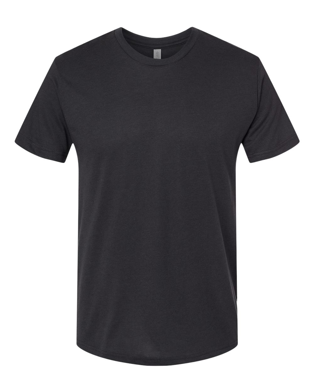 Unisex T-Shirt in Graphite Black - flat front