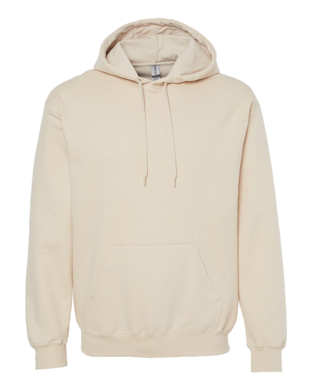 Unisex Hoodie in Sand - flat front
