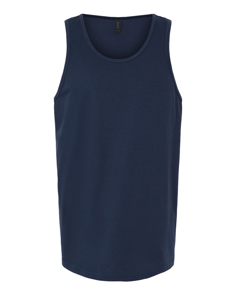 Unisex Tank Top in Navy - flat front