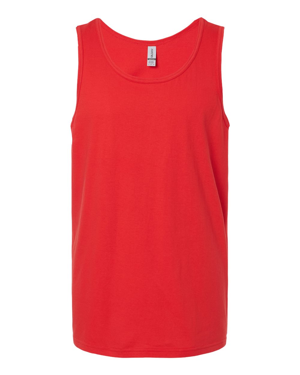 Unisex Tank Top in Red - flat front