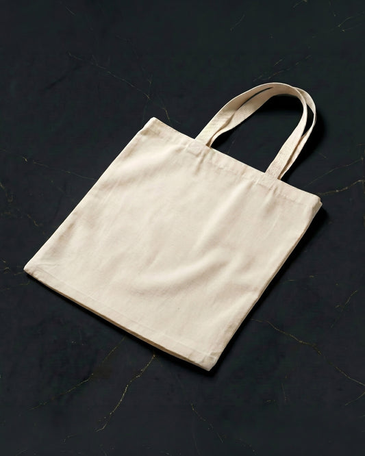 Mid-weight Natural Canvas Tote Bag | 100% Cotton