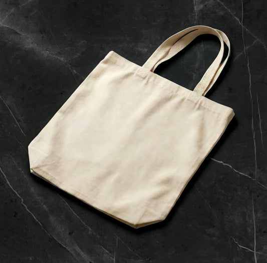 Lightweight Natural Canvas Tote Bag | 100% Cotton
