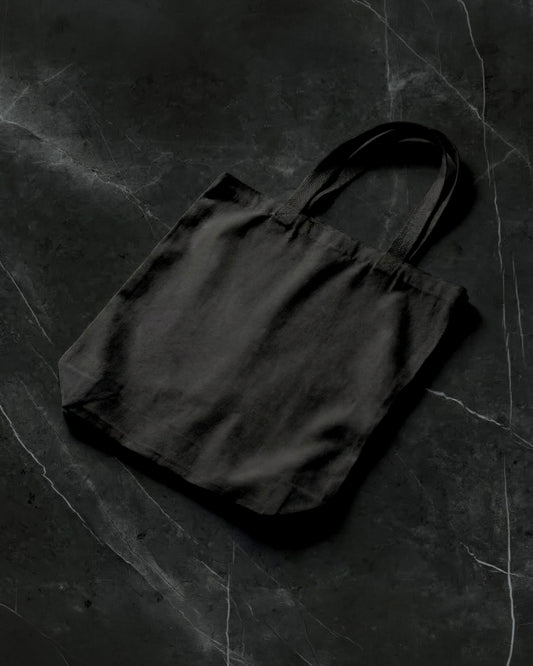 Light-weight Black Canvas Tote Bag | 100% Cotton